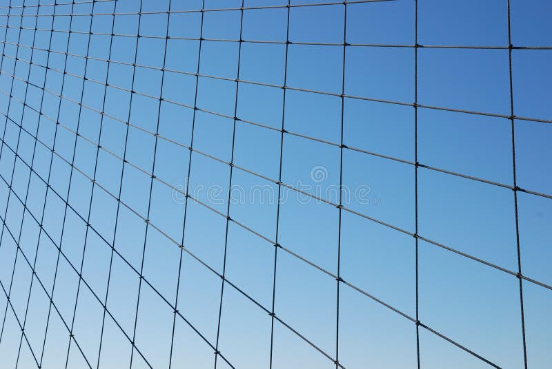 Griglia filo su un Gradiente di Blu di Sfondo.