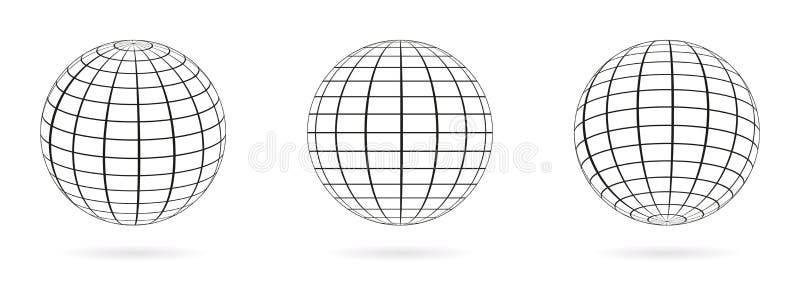 Глобус сетка. Глобус с меридианами вектор. Рисунок сфера сет. Round Grid.