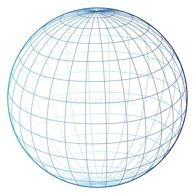 Wireframe vector illustration
