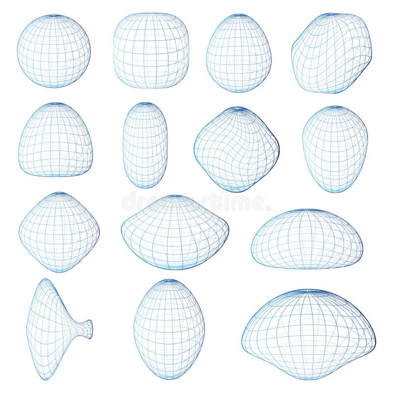 Wireframe vector illustration