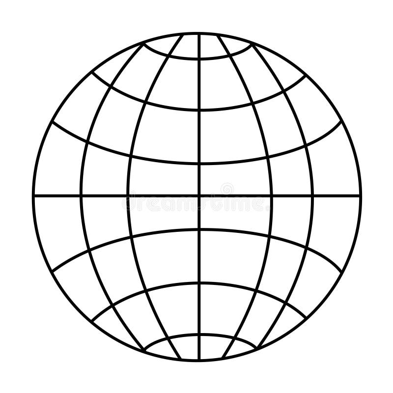 Wireframe globe