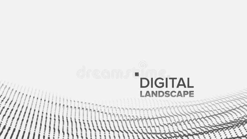 Wireframe landskapvektor Datateknologi Vågberg Techyttersida Lättnadsstruktur Energiutrymme topografi royaltyfri illustrationer Wireframe landskapvektor Datateknologi Vågberg Techyttersida Lättnadsstruktur Energiutrymme topografi royaltyfri illustrationer