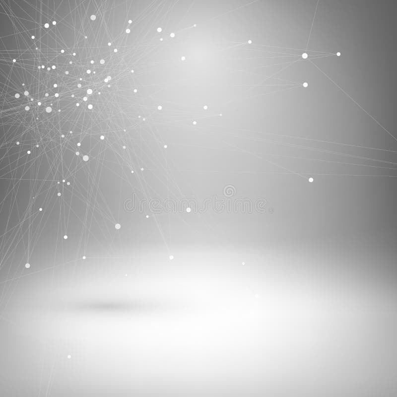 Wireframe mesh polygonal abstract form stock illustration