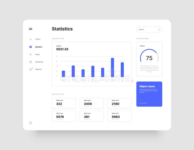 Wireframes screens. Dashboard UI and UX Kit design. vector illustration
