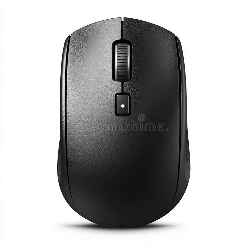 Wireless computer mouse suitable for both gaming and office work with ergonomic design and high precision control royalty free illustration