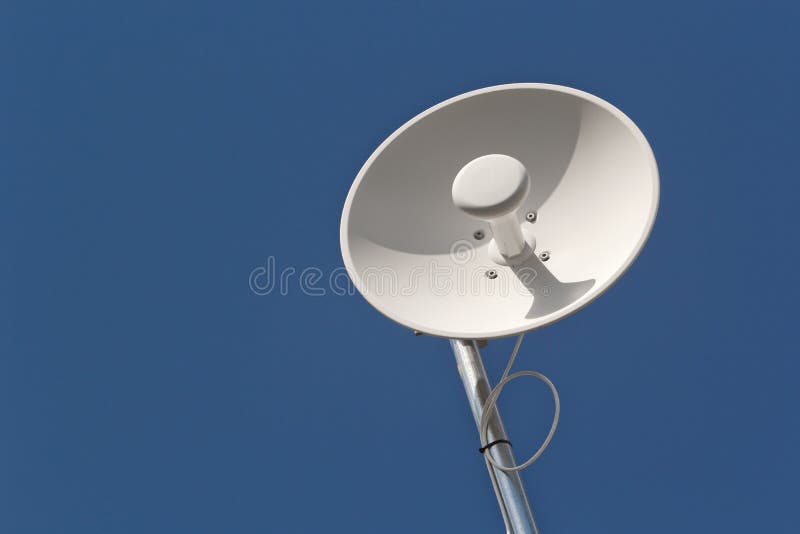 Wireless Dish Antenna stock image. Image of equipment 98830523