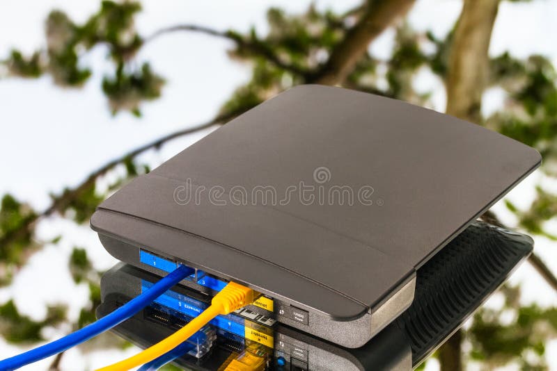 Wireless Routerdocking Station and Ssd Stock Photo Image of hardware