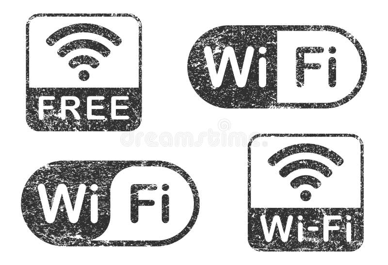 Wireless Symbolverbindung der WiFi Signalikone. Abschluss Netznetz Logozeichen an. Vektorillustrationsbild. isoliert auf weißem ba vektor abbildung
