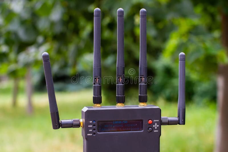 Wireless Video Transmission Equipment Stock Photo Image of antenna