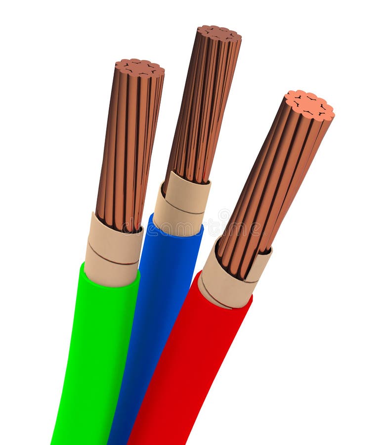 The wires stock illustration. Illustration of technology 48670915