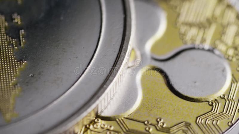 Wirować strzał Bitcoins cyfrowy cryptocurrency