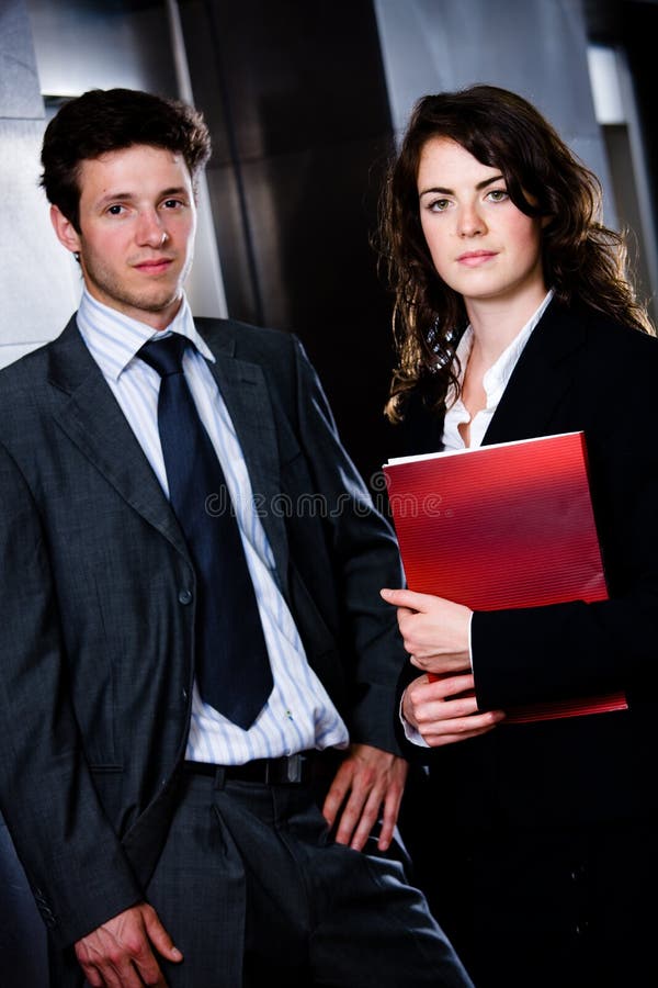 Wirtschaftler - Unternehmensportrait stockfotografie Wirtschaftler - Unternehmensportrait stockfotografie