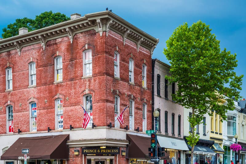 Wisconsin Avenue, in Washington, DC Editorial Photo Image