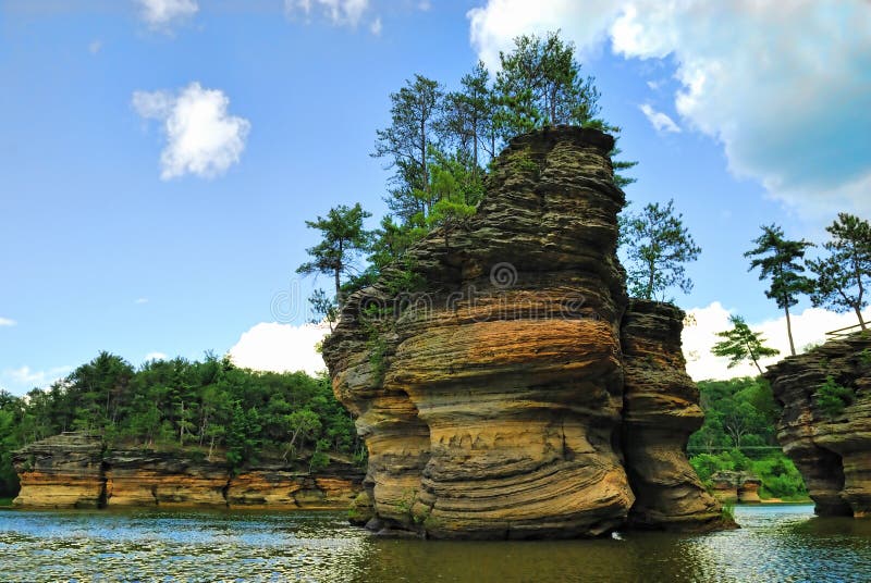 Wisconsin-enge Täler lizenzfreies stockfoto Wisconsin-enge Täler lizenzfreies stockfoto