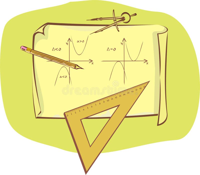 Wiskunde Vector Illustratie Illustration Of Wiskundige