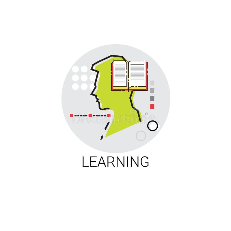 Wissen, das on-line-Bildungs-Ikone lernt lizenzfreie abbildung Wissen, das on-line-Bildungs-Ikone lernt lizenzfreie abbildung