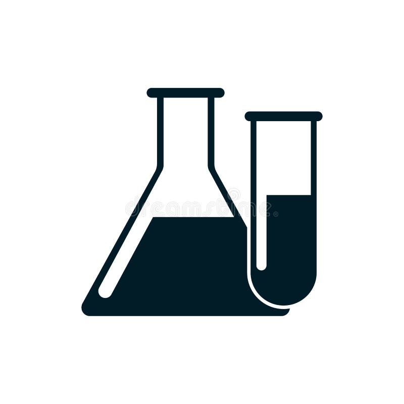 Wissenschaftslaborikone stock abbildung