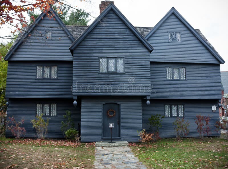 Witch House in Salem, Massachusetts Stock Image - Image of architecture,  october: 37979149