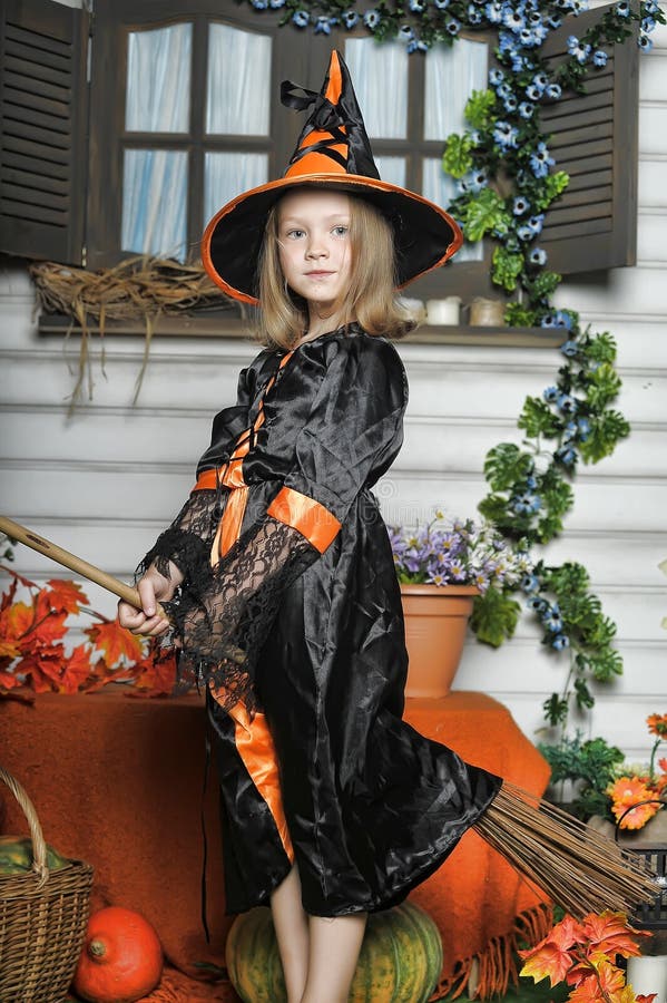 Cute Witch Riding Broom Stock Photos - Free & Royalty-Free Stock Photos ...