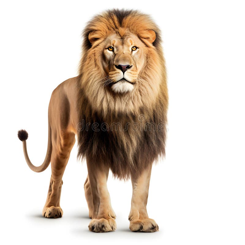 Standing Lion Hind Legs Stock Illustrations – 70 Standing Lion Hind ...