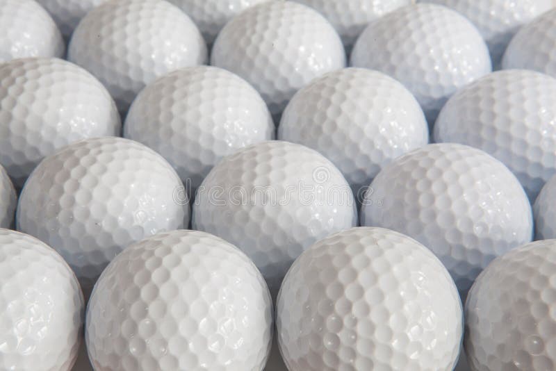 Witte golfballen