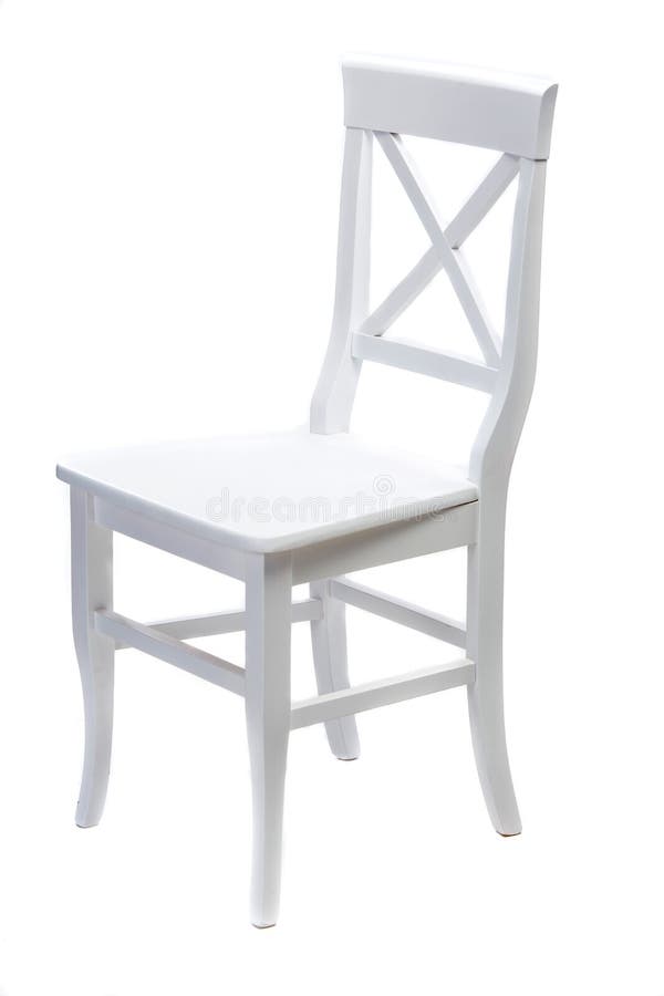 alarm Marty Fielding Conform Witte houten stoel stock foto. Image of binnenlands, gebouwen - 39793468