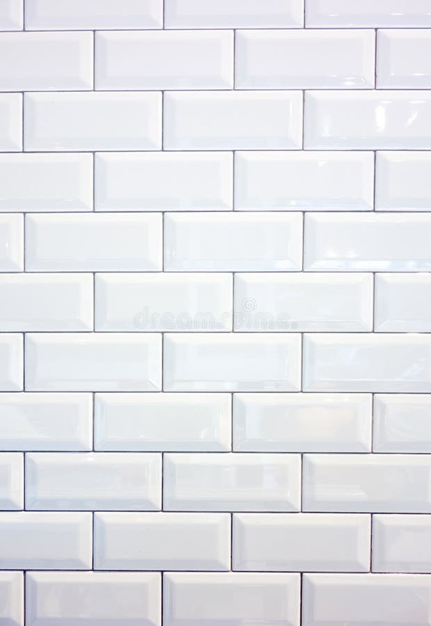 Witte keramische tegelmuur stock afbeeldingen Witte keramische tegelmuur stock afbeeldingen