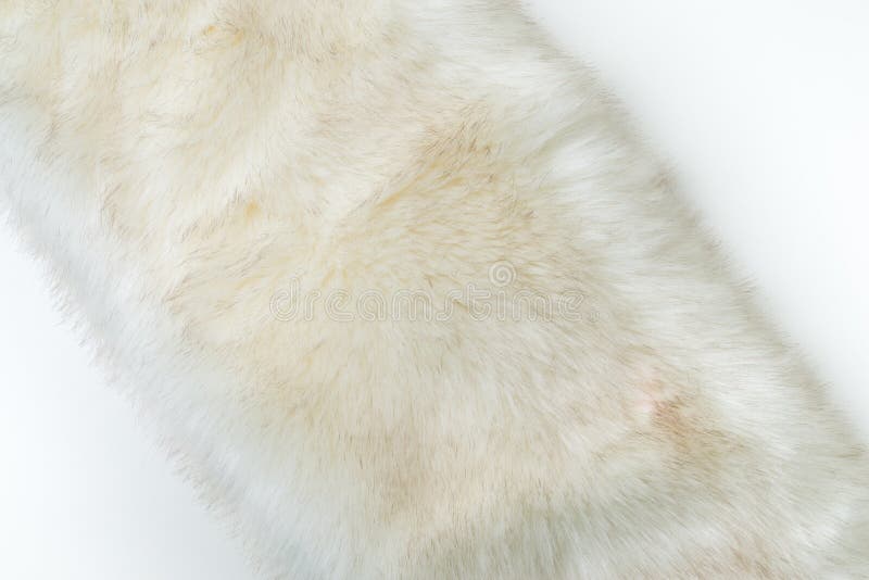 Witte kunstmatige bonttextuur royalty-vrije stock fotografie