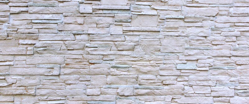 Witte Kunstmatige Steenmuur stock afbeeldingen