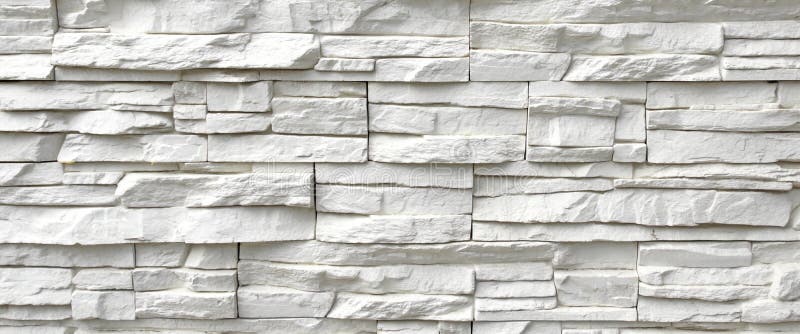 Witte kunststenen muur royalty-vrije stock fotografie
