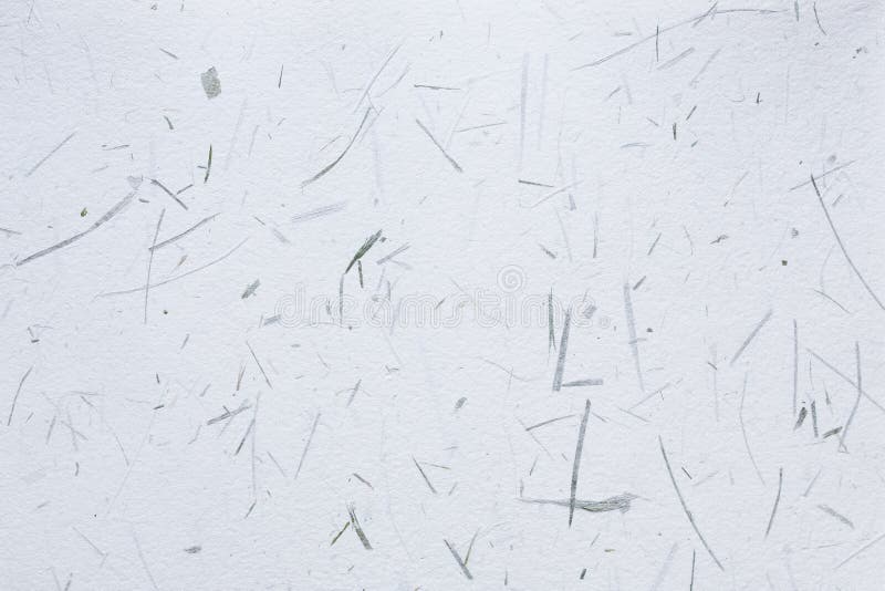 Witte met de hand gemaakte Japanse document textuur met grasvezels