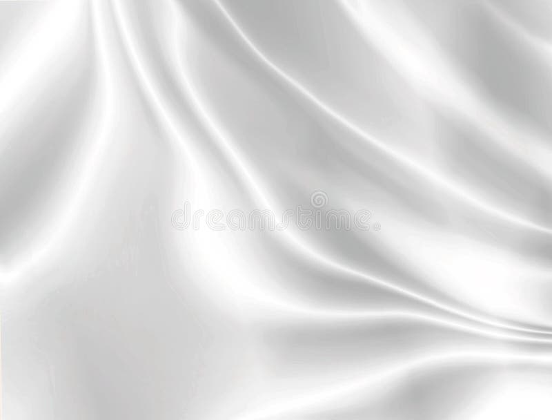 Gladde witte satijn achtergrond royalty-vrije stock foto