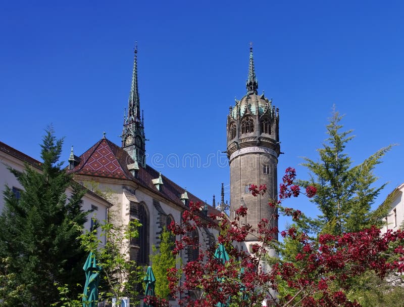 Wittenberg all helgonkyrka royaltyfria bilder Wittenberg all helgonkyrka royaltyfria bilder