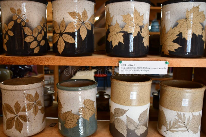 The Wizard of Clay Pottery in Bloomfield, New York Editorial