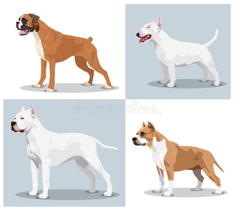 Wizerunek ustawiający psy ilustracji Wizerunek ustawiający psy ilustracji