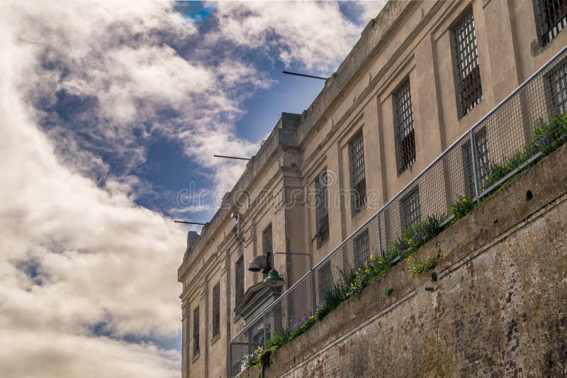 Więzienie, szczegół Alcatraz wyspy komórki dom zdjęcia stock Więzienie, szczegół Alcatraz wyspy komórki dom zdjęcia stock