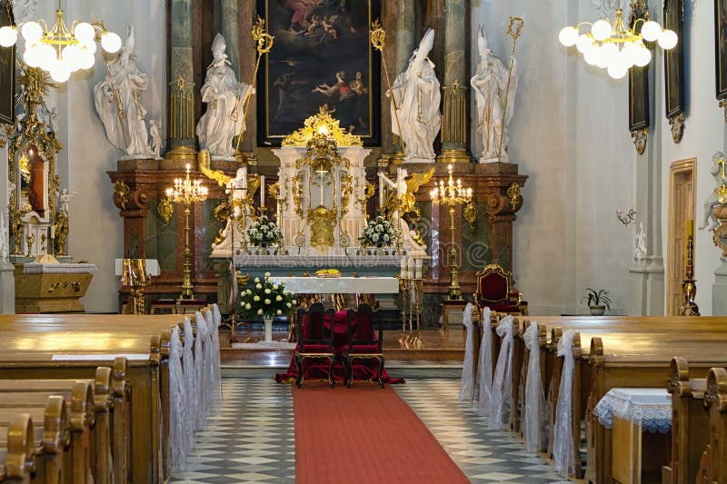 Wnętrze współczesna katedra zdjęcia stock Wnętrze współczesna katedra zdjęcia stock