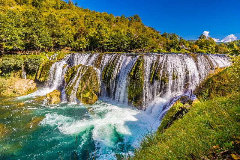 Wodospad Strbacki Buk - Granica Chorwacji I Bośni
