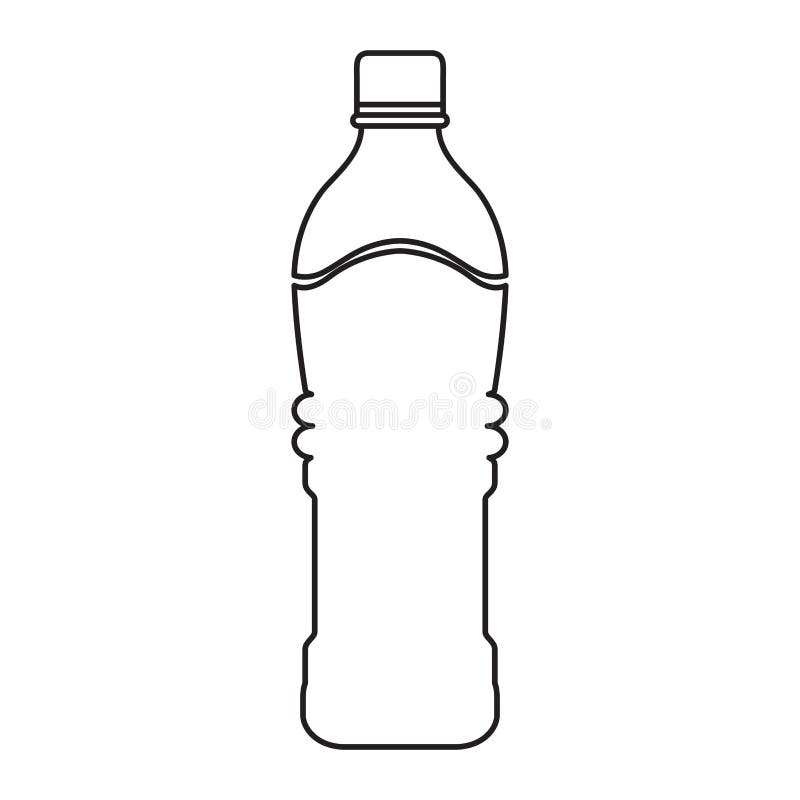 Wody mineralnej butelka ilustracja wektor Wody mineralnej butelka ilustracja wektor