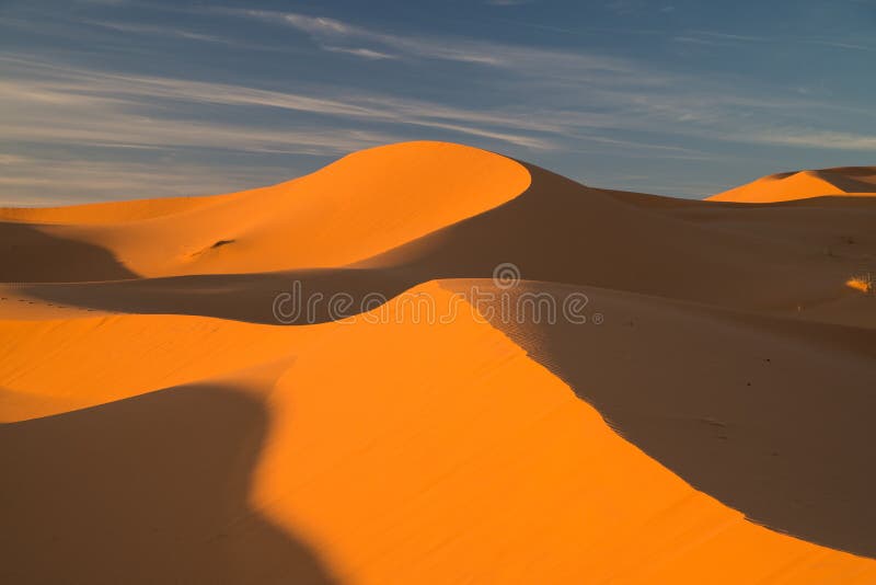 Woestijnlandschap in Morroco royalty-vrije stock foto Woestijnlandschap in Morroco royalty-vrije stock foto