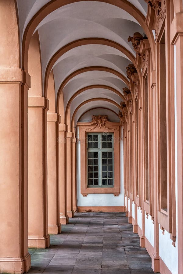 Wohnsitzschloss In Rastatt, Deutschland, Ovaler Korridor
