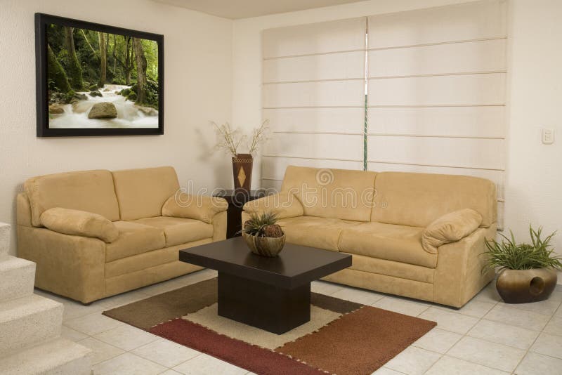 Wohnzimmer lizenzfreies stockfoto