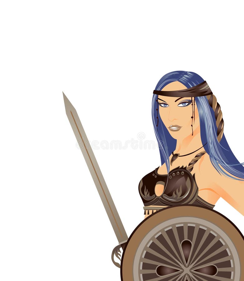 Wojownik royalty ilustracja