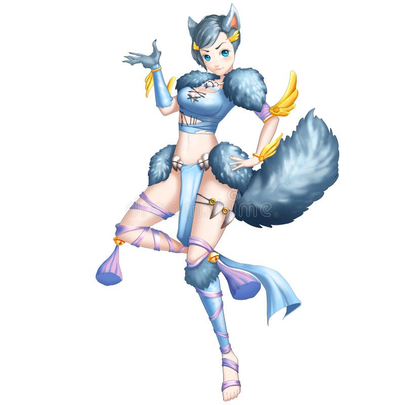 Wolf Astrologer and Pilot Girl with Anime and Cartoon Style Stock Illustration - Illustration of feather, fantasy: 113057450 Wolf Astrologer and Pilot Girl with Anime and Cartoon Style Stock Illustration - Illustration of feather, fantasy: 113057450
