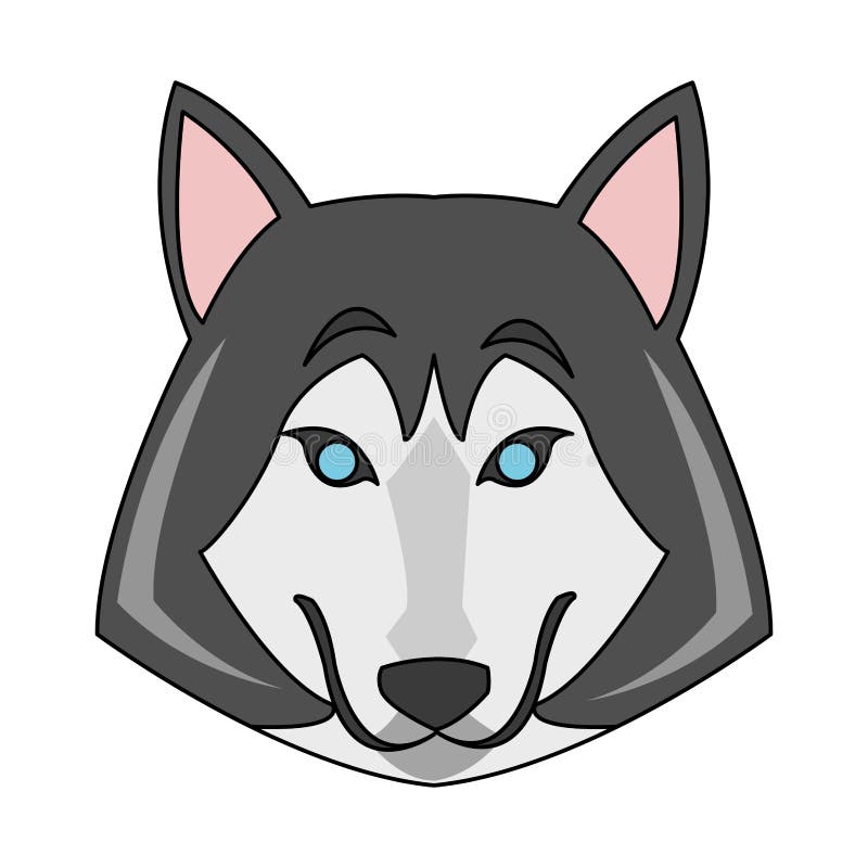 Wolf cartoon icon stock vector. Illustration of force - 84854750