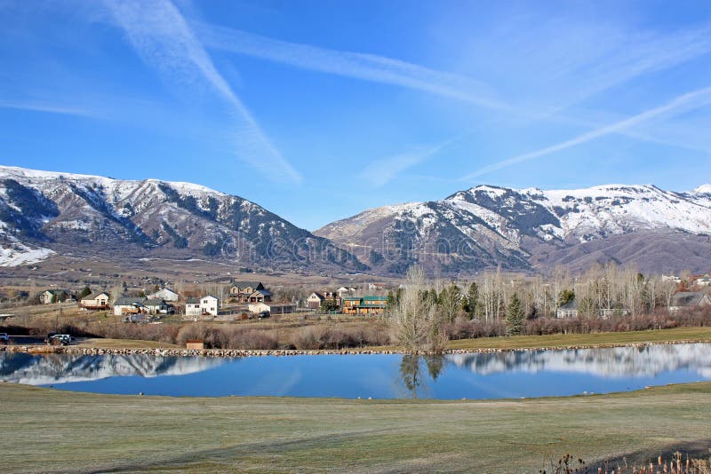 Wolf Creek, Utah immagine stock. Immagine di nubi, villaggio 83833403