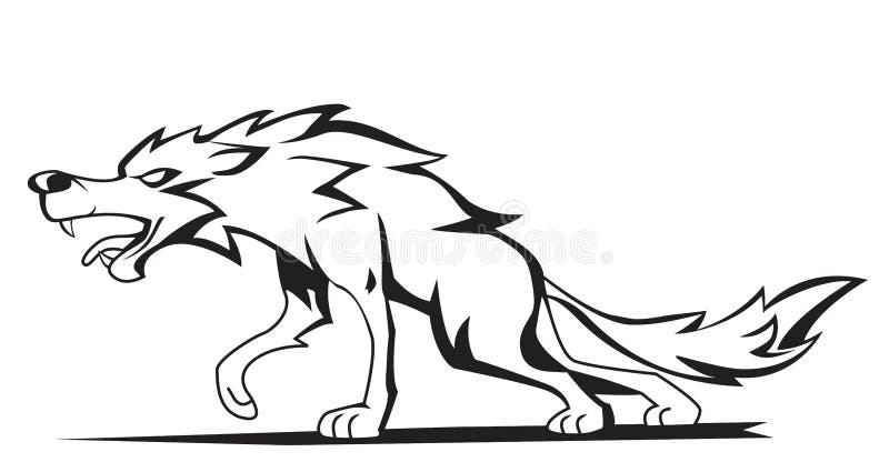 Wolf stock illustration