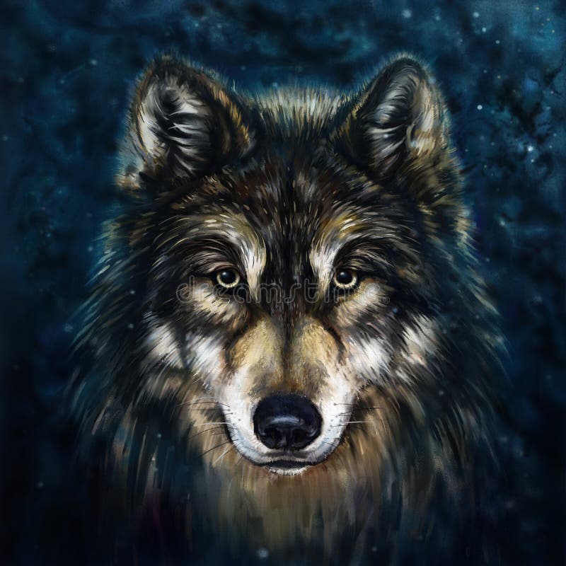 Wolf Head royalty illustrazione gratis