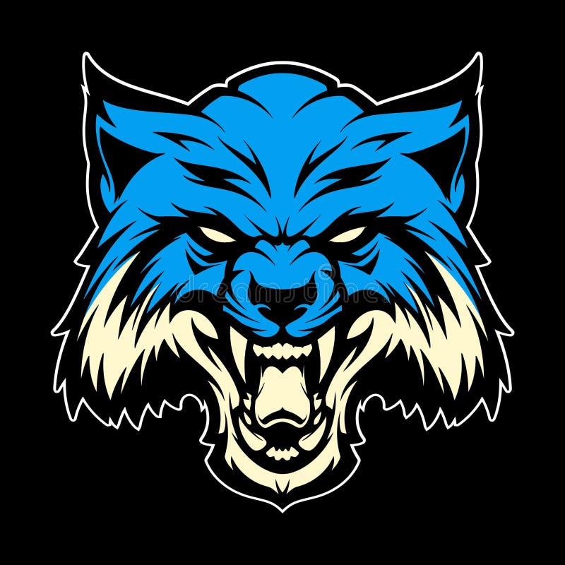 Wolf head logo stock vector. Illustration of black, chef 274260931