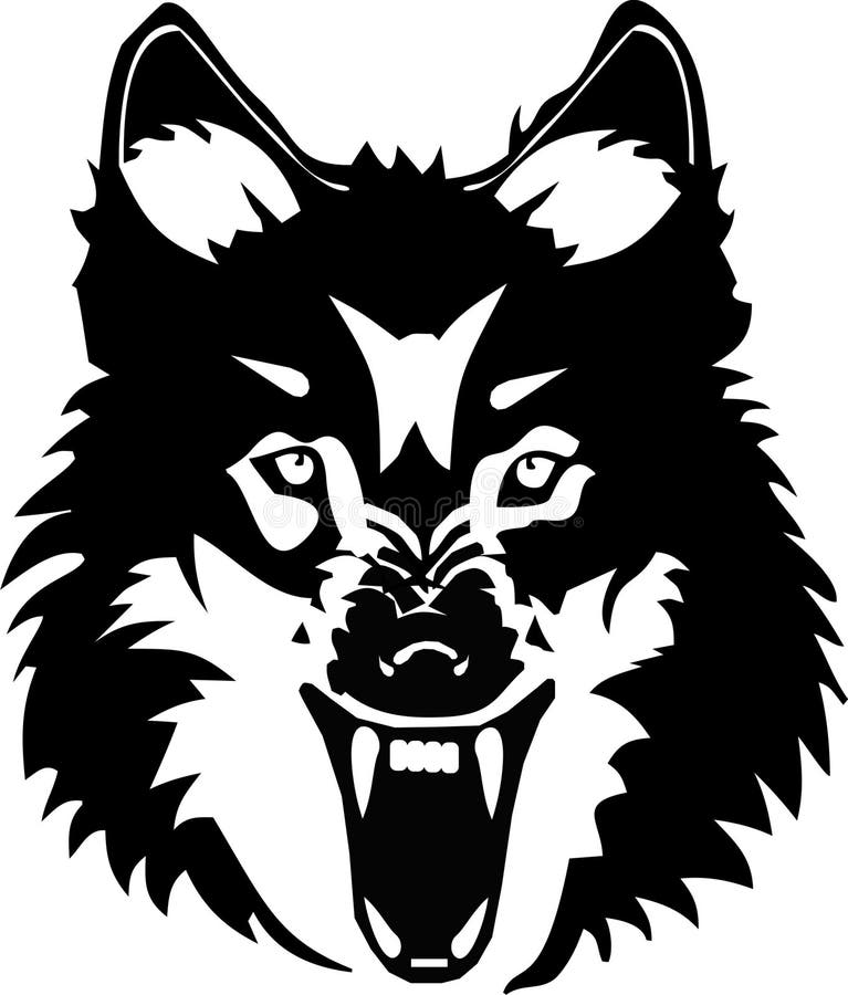 Wolf illustration vector illustration